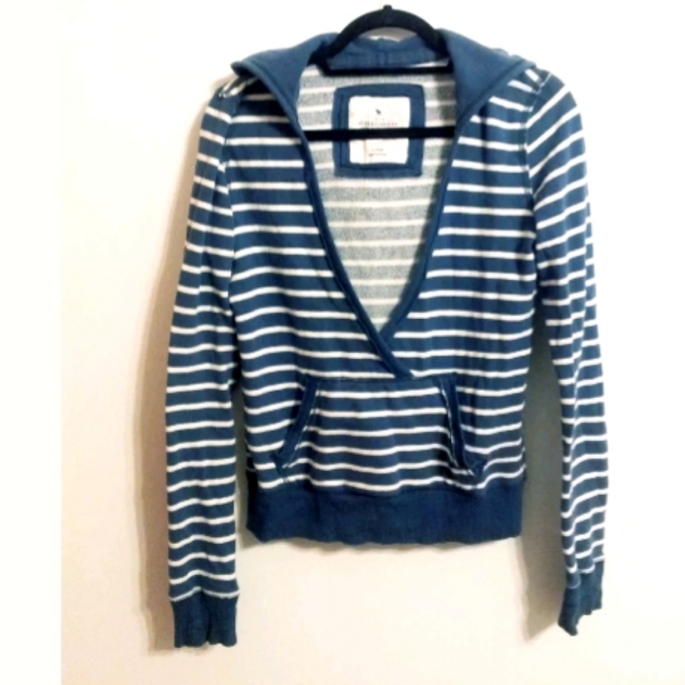 Abercrombie Junior's Striped Hoodie...XL